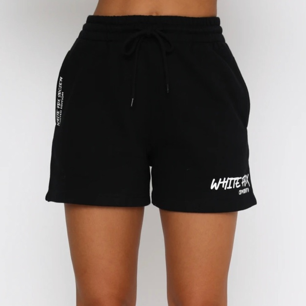 White Fox Boutique State of Art Lounge Shorts.